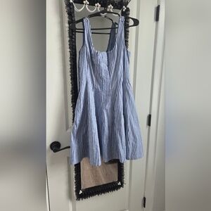 Cynthia Rowley Blue and White Striped Garment